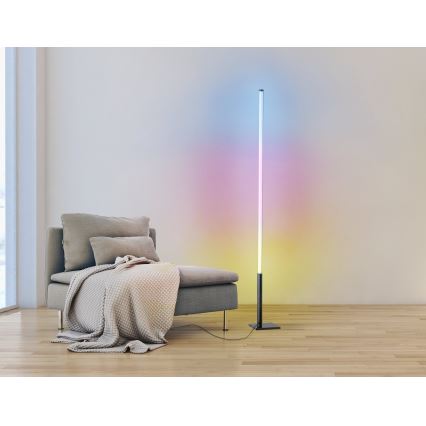 Eglo - LED RGB Himmennettävä lattialamppu LED/13,5W/230V 2700-6500K + kaukosäädin