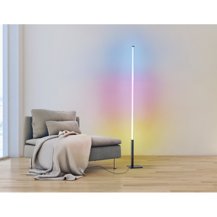 Eglo - LED RGB Himmennettävä lattialamppu LED/13,5W/230V 2700-6500K + kaukosäädin