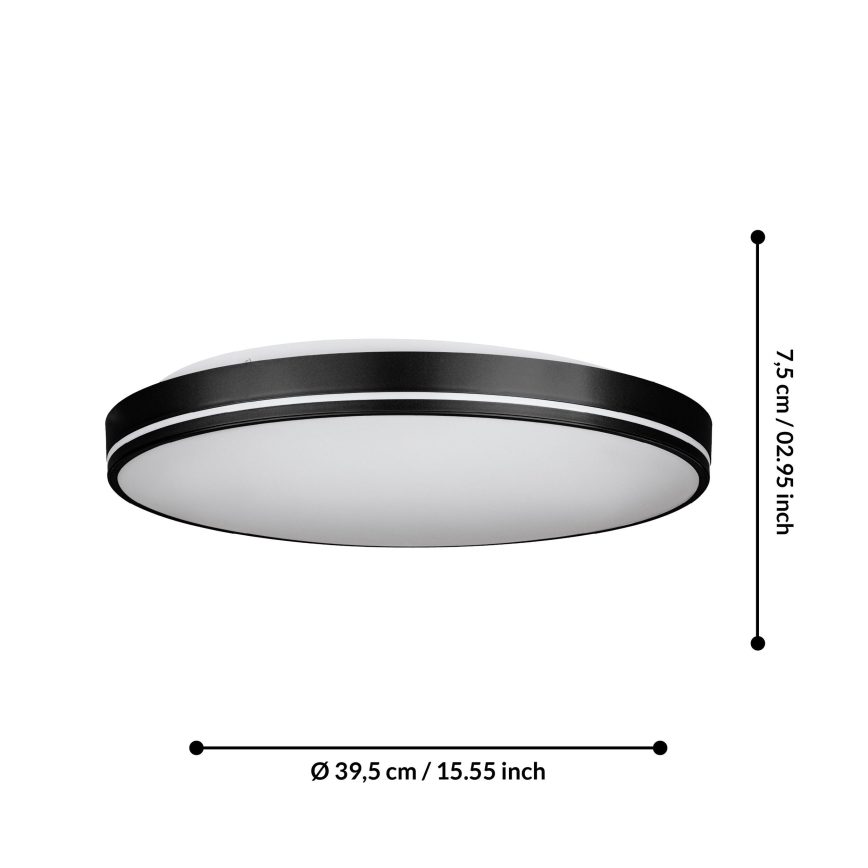 Eglo - LED Himmennettävä kattovalaisin LED/22W/230V 3000-6500K + kaukosäädin