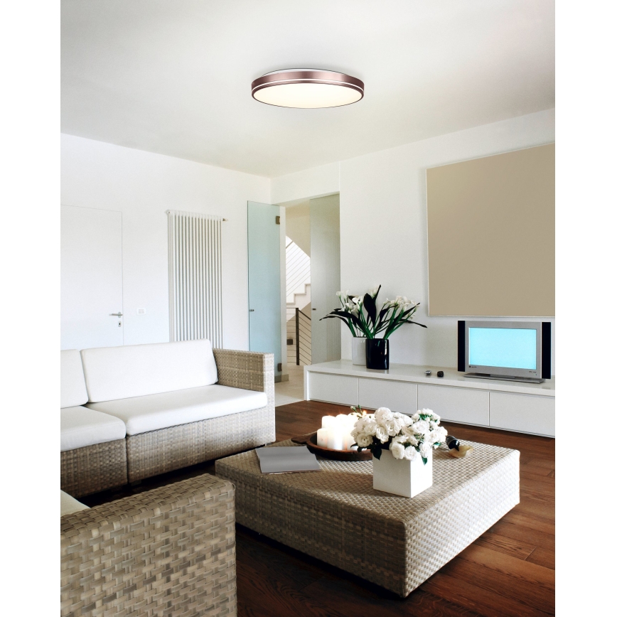 Eglo - LED Himmennettävä kattovalo LED/22W/230V 3000-6500K + kaukosäädin