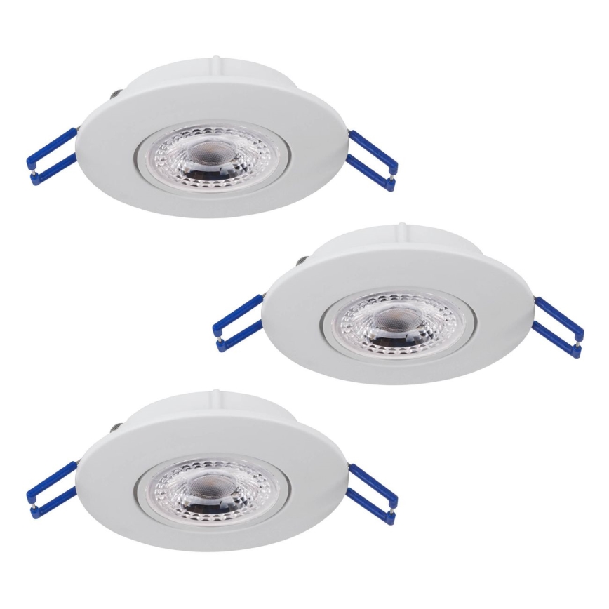 Eglo 75763 - SETTI 3x LED upotettava valo ZUJAR LED/3,4W/230V valkoinen