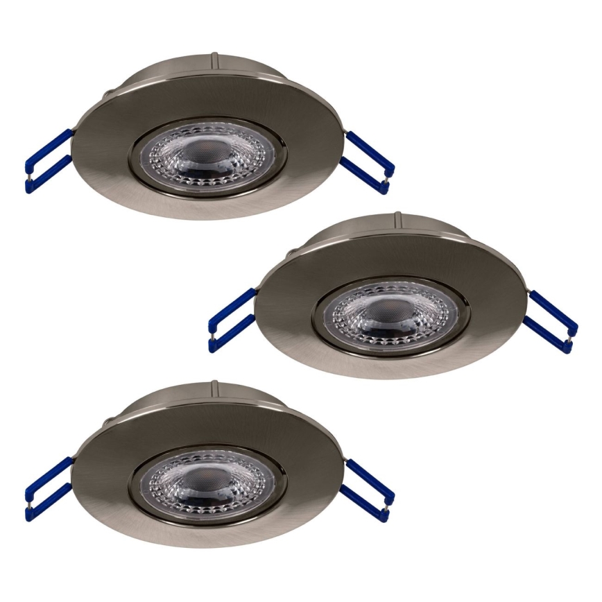 Eglo 75765 - SETTI 3x LED upotettava valo ZUJAR LED/3,4W/230V mattakromi