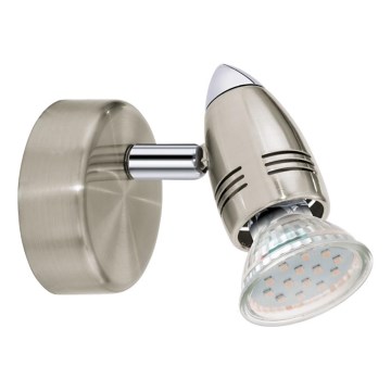 Eglo 78022 - LED-kohdevalaisin MAGNUM 1xGU10/3W/230V mattakromi