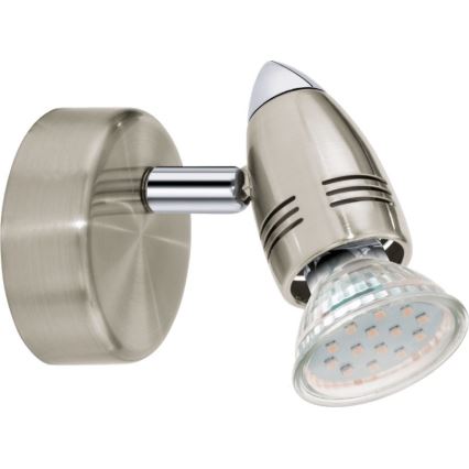 Eglo 78022 - LED-kohdevalaisin MAGNUM 1xGU10/3W/230V mattakromi