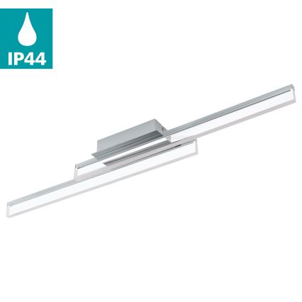 Eglo 780433 - LED-kattovalaisin kylpyhuoneeseen YANGUAS 2xLED/11W/230V 3000K IP44 mattakromi