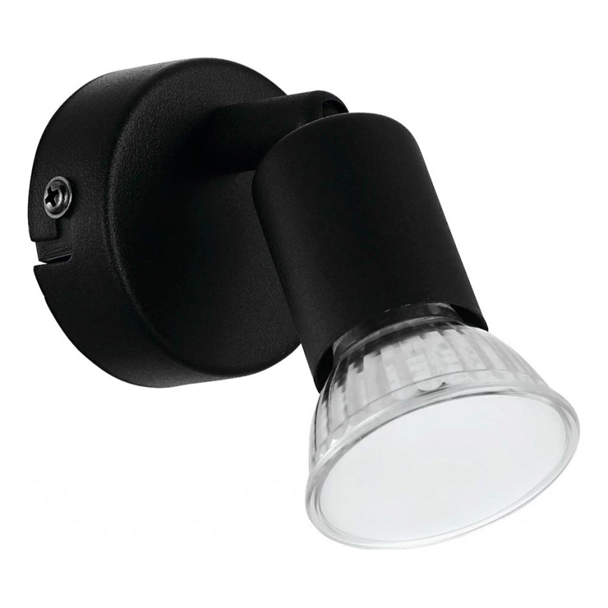 Eglo 780457 - LED-seinävalaisin ESCALERA 1xGU10/2,8W/230V 3000K musta