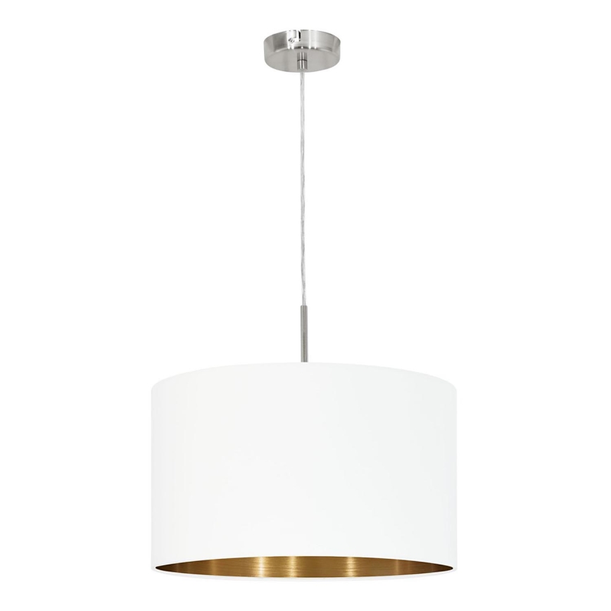 Eglo 78695 - Kattokruunu johdossa PASTERI 1xE27/60W/230V valkoinen