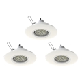 Eglo 78704 - SETTI 3x LED upotettava valo PENETO 1xGU10/3,3W/230V valkoinen