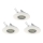 Eglo 78704 - SETTI 3x LED upotettava valo PENETO 1xGU10/3,3W/230V valkoinen