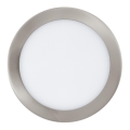 Eglo 78729 - Himmennettävä riippuva LED-kattovalaisin FUEVA LED/16,5W/230V mattakromi