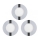 Eglo 78733 - SETTI 3x LED Kylpyhuoneen upotettava valo FUEVA 1xLED/2,7W/230V IP44