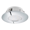 Eglo 78742 - Riippuva LED-kattovalaisin PINEDA 1xLED/12W/230V kiiltävä kromi