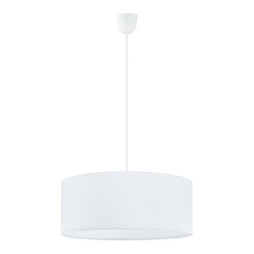 Eglo 79065 - Kattokruunu narussa SITIA 3xE27 / 60W / 230V valkoinen