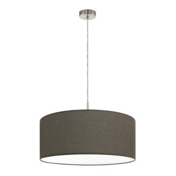 Eglo 79126 - Kattokruunu narulla PASTERI 1xE27/60W/230V ruskea