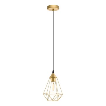 Eglo 79259 - BYRON-riippuvalaisin kaapelilla 1xE27/60W/230V messinki