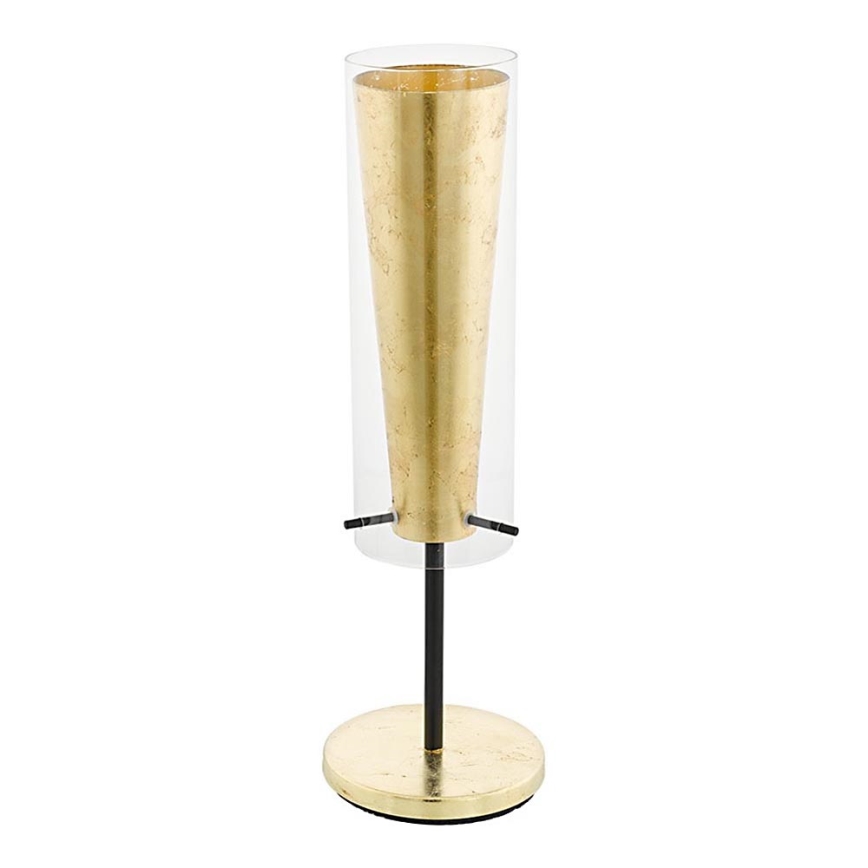 Eglo 79345 - Pöytävalaisin PINTO GOLD 1xE27/40W/230V kulta