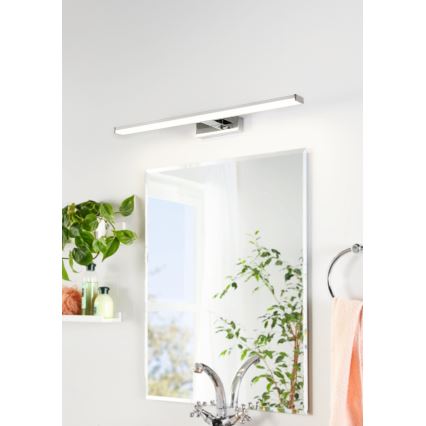 Eglo 79533 - Kylpyhuoneen LED-peilivalo SARNOR LED/11W/230V 60 cm IP44 kiiltävä kromi