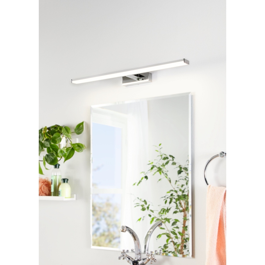 Eglo 79533 - Kylpyhuoneen LED-peilivalo SARNOR LED/11W/230V 60 cm IP44 kiiltävä kromi