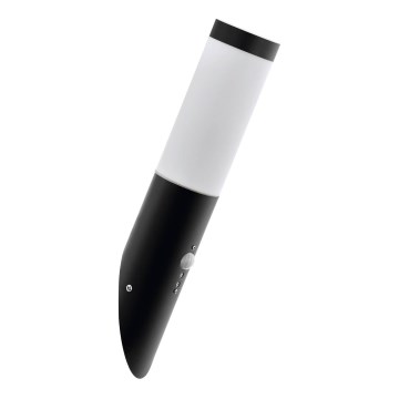 Eglo 79544 - Ulkovalo anturilla MONTALLEGRO 1xE27/15W/230V IP44 musta