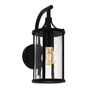 Eglo 79572 - Ulkoseinävalaisin SANTA FLAVIA 1xE27/60W/230V IP44 musta