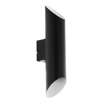 Eglo 79575 - LED-ulkovalaisin BAGALADI 2xLED/3,7W/230V IP44 musta