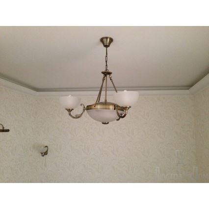 EGLO 82748 - Kattokruunu SAVOY 3xE14/40W + 2xE27/60W