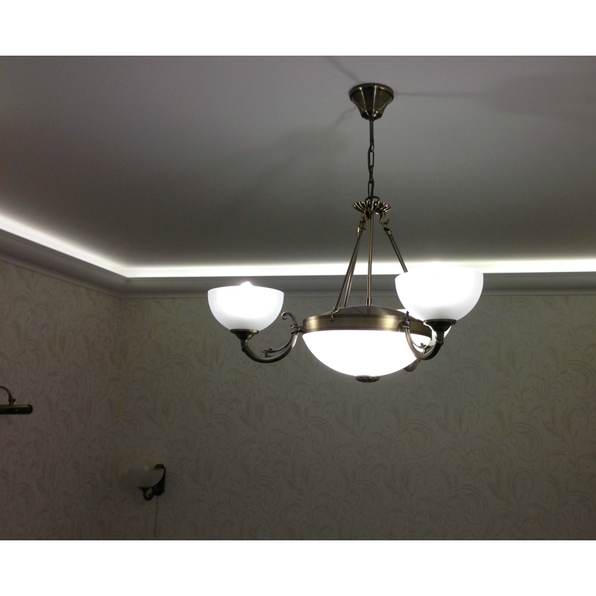 EGLO 82748 - Kattokruunu SAVOY 3xE14/40W + 2xE27/60W