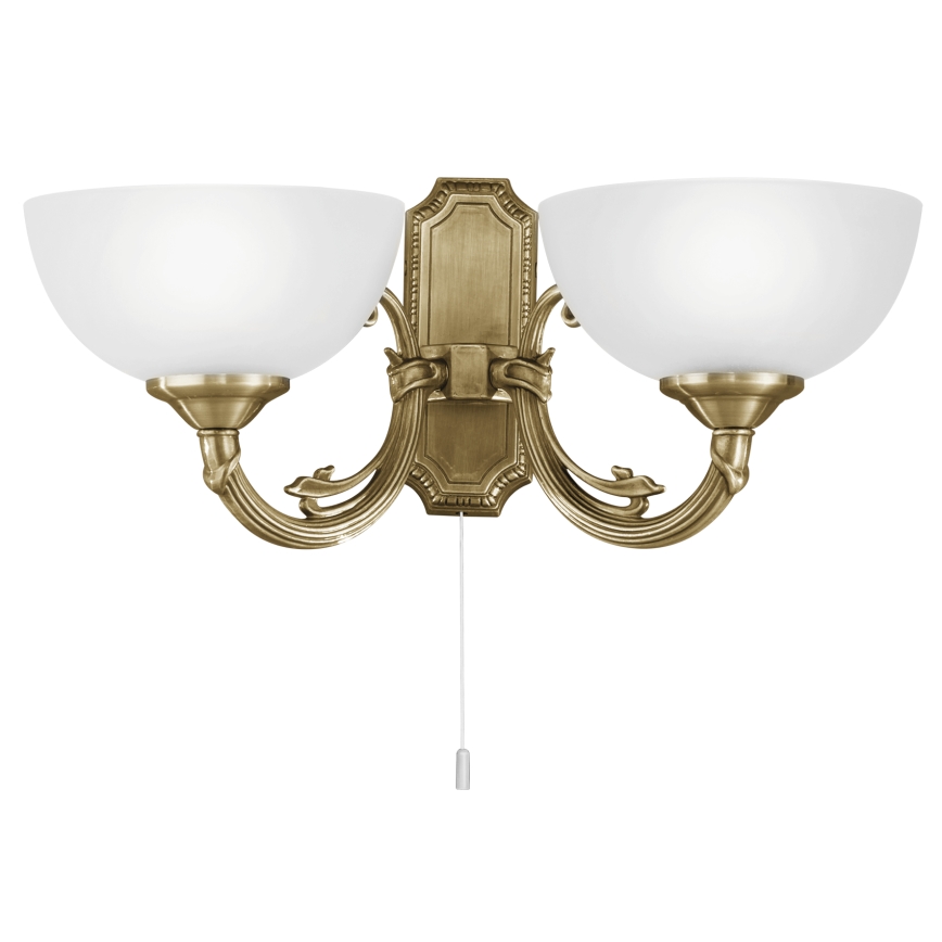 EGLO 82752 - Seinävalaisin SAVOY 2xE14/40W/230V