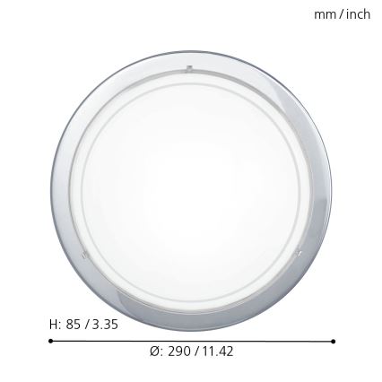 EGLO 83155 - Kattovalo PLANET1 1xE27/60W