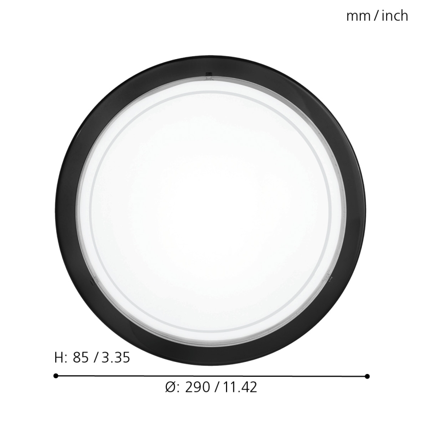 Eglo 83159 - Kattovalo PLANET 1 1xE27/60W/230V