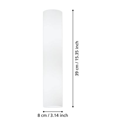 EGLO 83406 - Seinävalaisin ZOLA 2xE14/40W