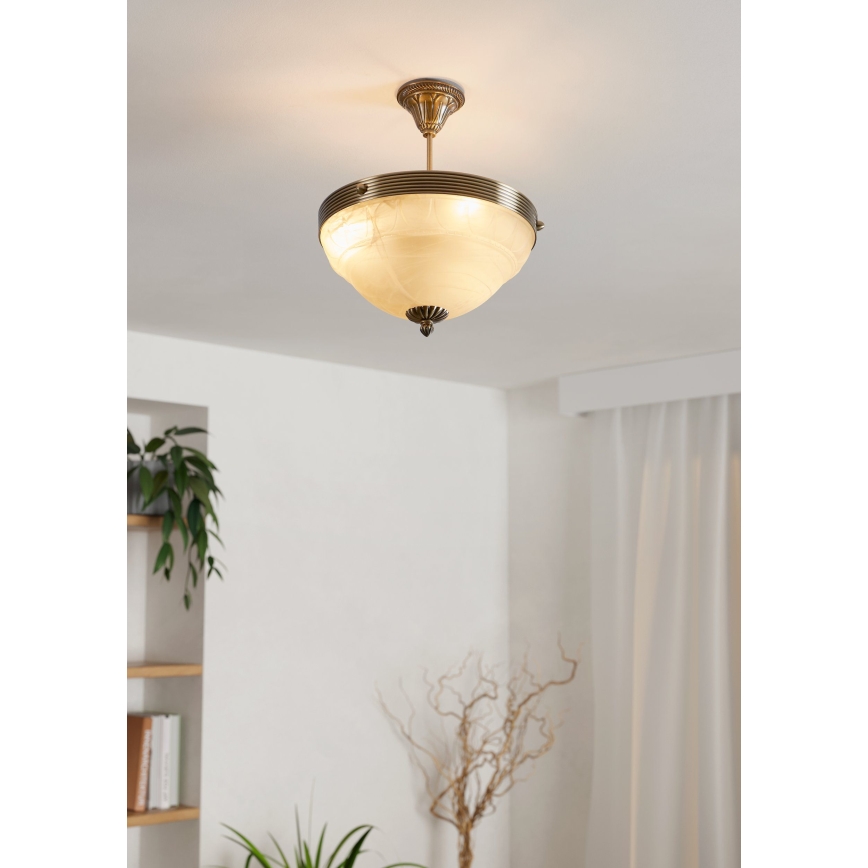 EGLO 85856 - Kattokruunu MARBELLA 3xE14/60W/230V