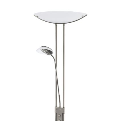 EGLO - Himmennettävä lattiavalaisin BAYA 1xR7s/230W+1xG9/33W mattakromi