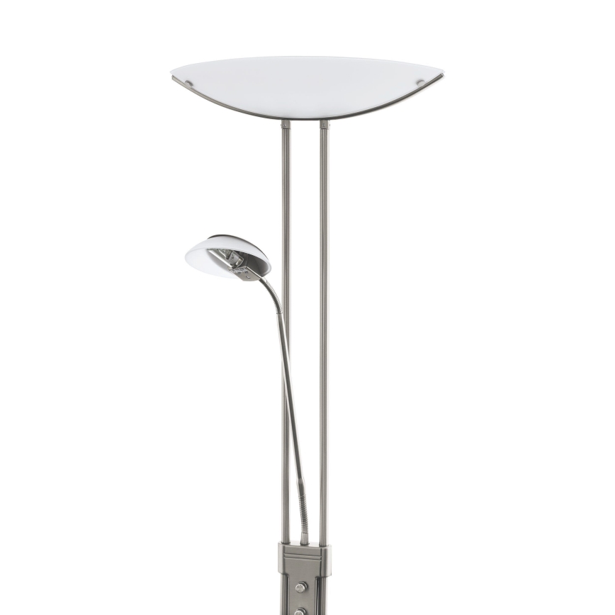 EGLO - Himmennettävä lattiavalaisin BAYA 1xR7s/230W+1xG9/33W mattakromi