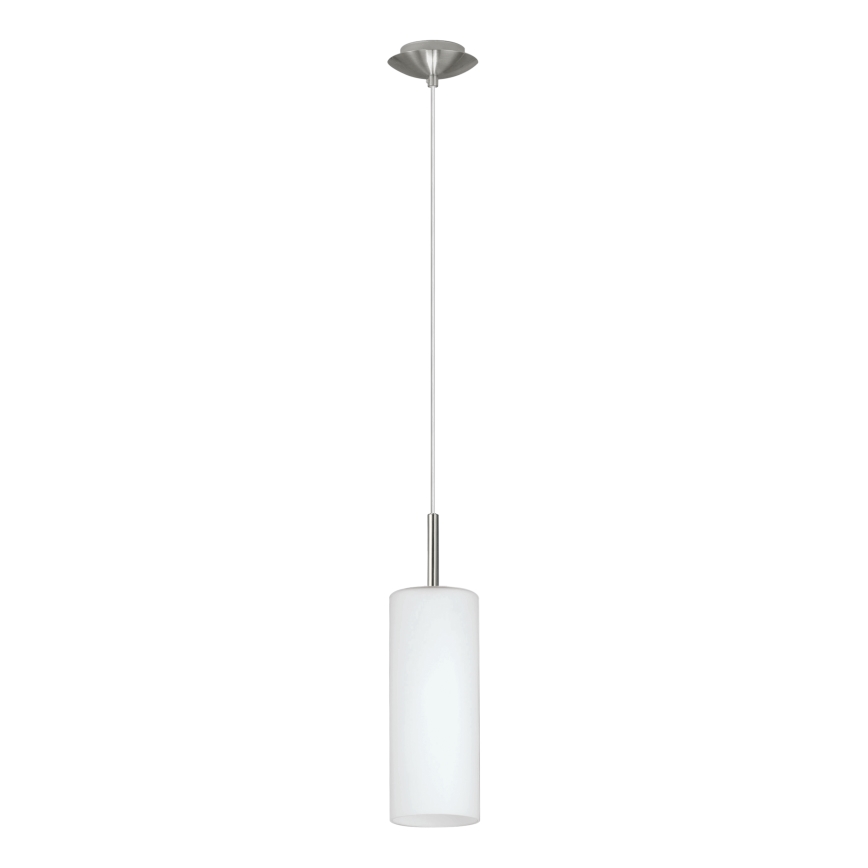 EGLO 85977 - Kattokruunu narulla TROY 3 1xE27/60W valkoinen