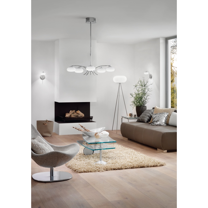 EGLO - Lattialamppu OPTICA 2xE27/60W halkaisija 35 cm
