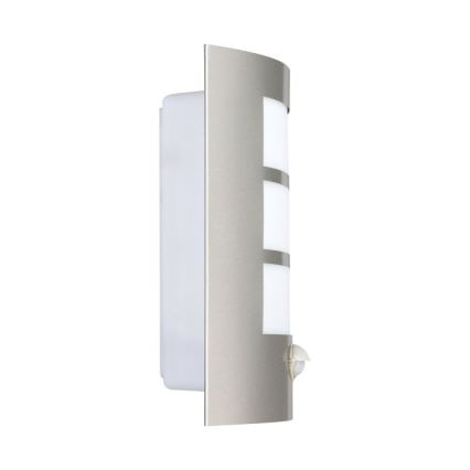 EGLO 88142 - Ulkoseinävalaisin anturilla CITY 1xE27/15W/230V IP44