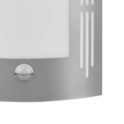 EGLO 88144 - Ulkoseinävalaisin anturilla CITY 1xE27/15W/230V IP44