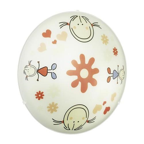 EGLO 88973 - Lasten kattovalaisin JUNIOR 2  2xE27/60W värikäs