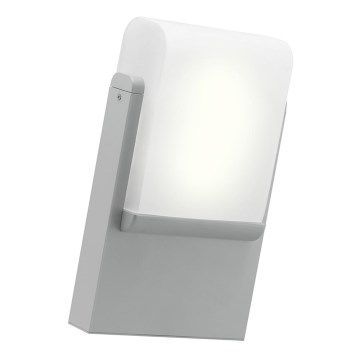 EGLO 89576 - Ulkoseinävalaisin CARACAS 1xE27/22W/230V hopea IP44