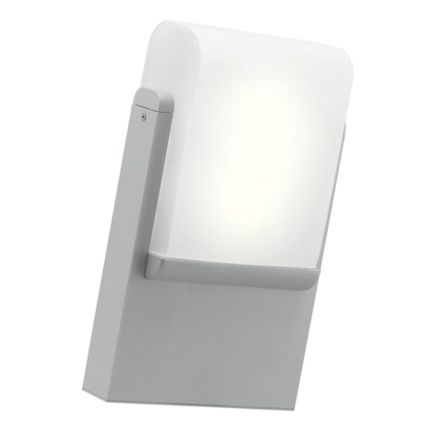 EGLO 89576 - Ulkoseinävalaisin CARACAS 1xE27/22W/230V hopea IP44