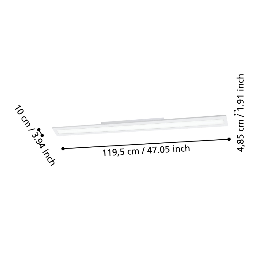 Eglo - LED Himmennettävä kattovalo LED/33,5W/230V 2700-6500K valkoinen ZigBee
