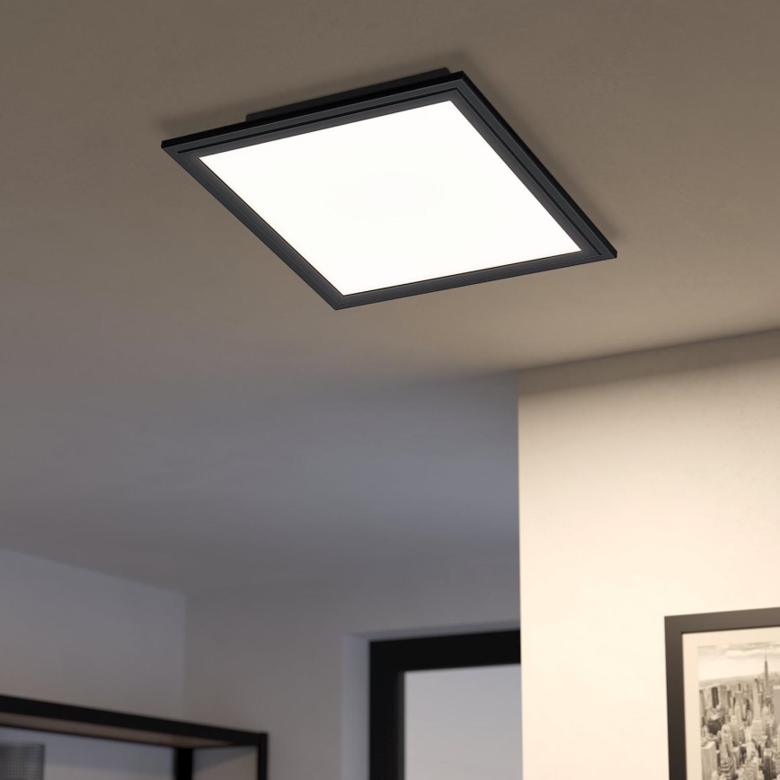 Eglo - LED Himmennettävä kattovalo LED/15,3W/230V 2700-6500K musta ZigBee