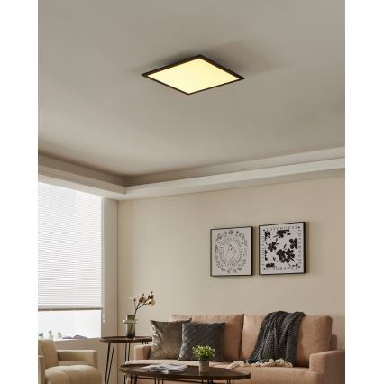 Eglo - LED Himmennettävä kattovalo LED/21,5W/230V musta ZigBee