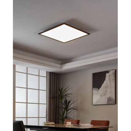 Eglo - LED Himmennettävä kattovalo SALOBRENA-Z LED/33W/230V musta ZigBee