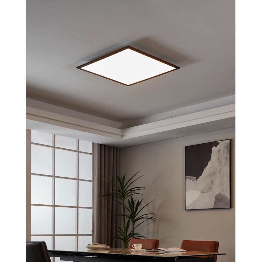 Eglo - LED Himmennettävä kattovalo SALOBRENA-Z LED/33W/230V musta ZigBee