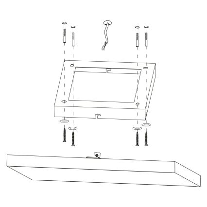 Eglo - LED RGBW Himmennettävä kattovalo LED/16W/230V ZigBee
