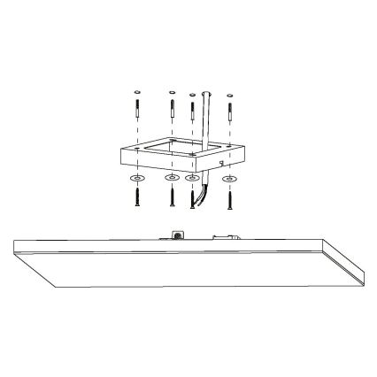 Eglo - LED RGBW Himmennettävä kattovalo LED/32,4W/230V ZigBee