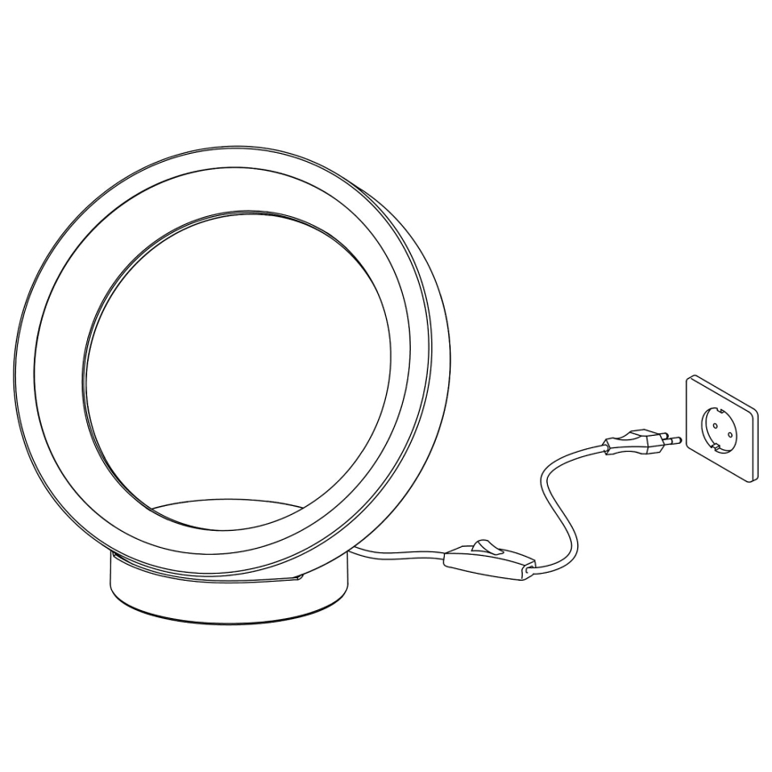Eglo - LED RGBW Himmennettävä pöytälamppu LED/16W/230V ZigBee