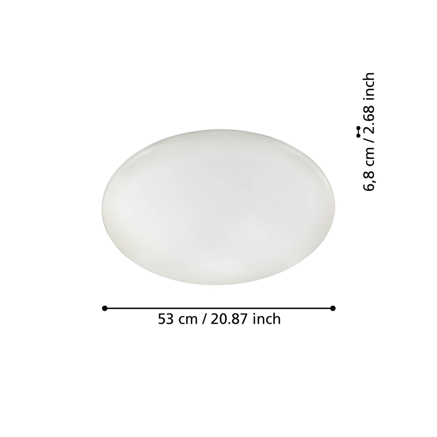 Eglo - LED Himmennettävä kattovalo LED/44,8W/230V ZigBee